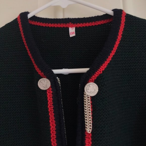 Vintage Handmade Wool Holiday Sweater - Picture 4 of 4